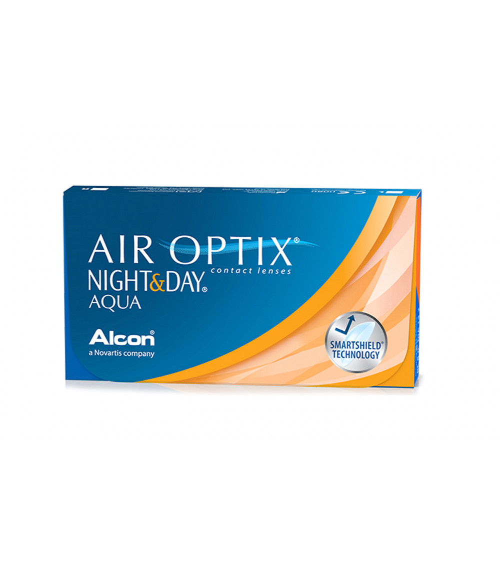 AIR OPTIX NIGHT&DAY AQUA Μηνιαίοι φακοί επαφής (3 φακοί)