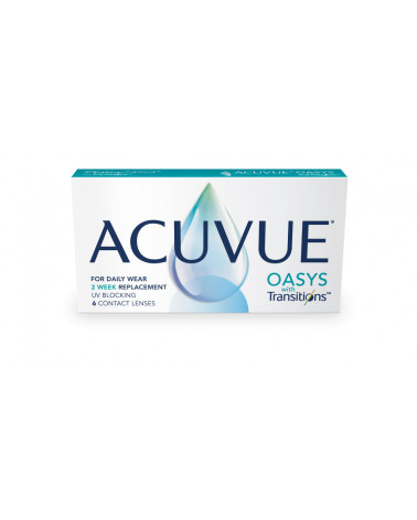 Acuvue Oasys with Transitions™ μυωπίας-υπερμετρωπίας Δεκαπενθήμεροι 6τμχ