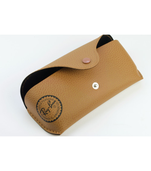 RAY_BAN_EYEWEAR_CASE_BROWN_LEATHER